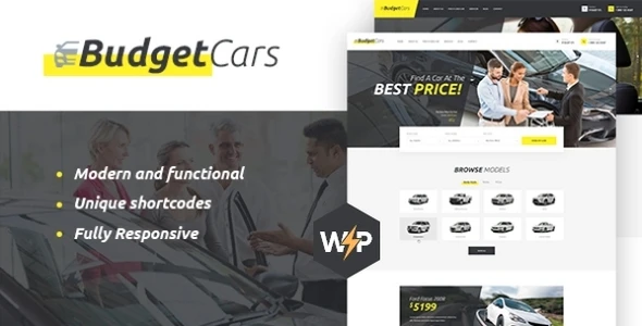 Budget Cars | Car Dealer &amp; Rental WordPress Theme + Store