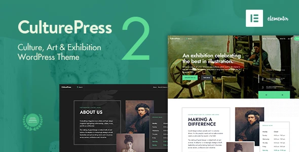 CulturePress – Art &amp; Culture WordPress Theme